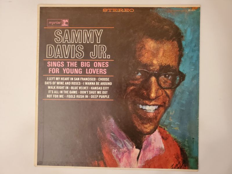 Sammy Davis Jr. Sings the Big Ones for Young Lovers vinyl record